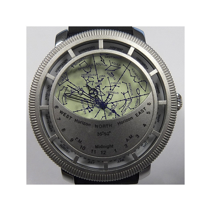 Montre pour l’astronomie à carte du ciel 35–50° Nord APM
