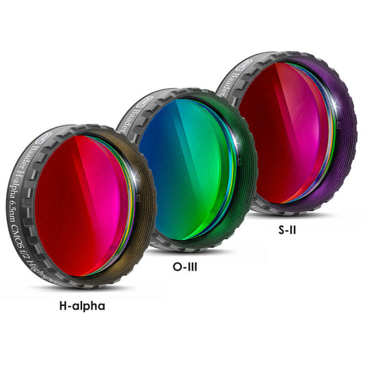 Filtre H-alpha OIII SII CMOS f/2 Highspeed 1,25” pour Nébuleuses - Baader