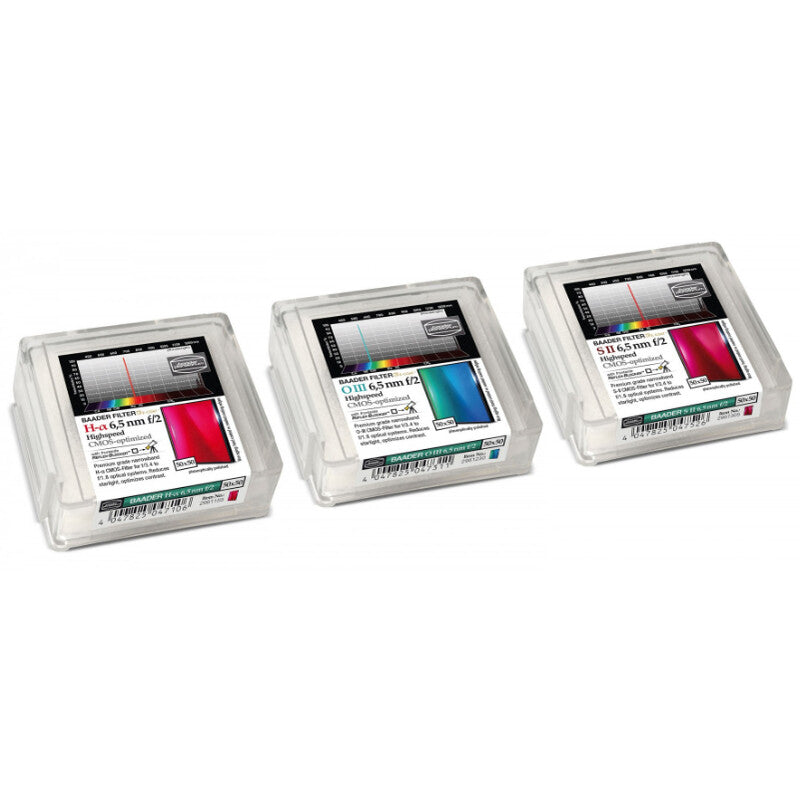 Filtre H-alpha/OIII/SII CMOS f/2 Highspeed 50x50 mm - Baader