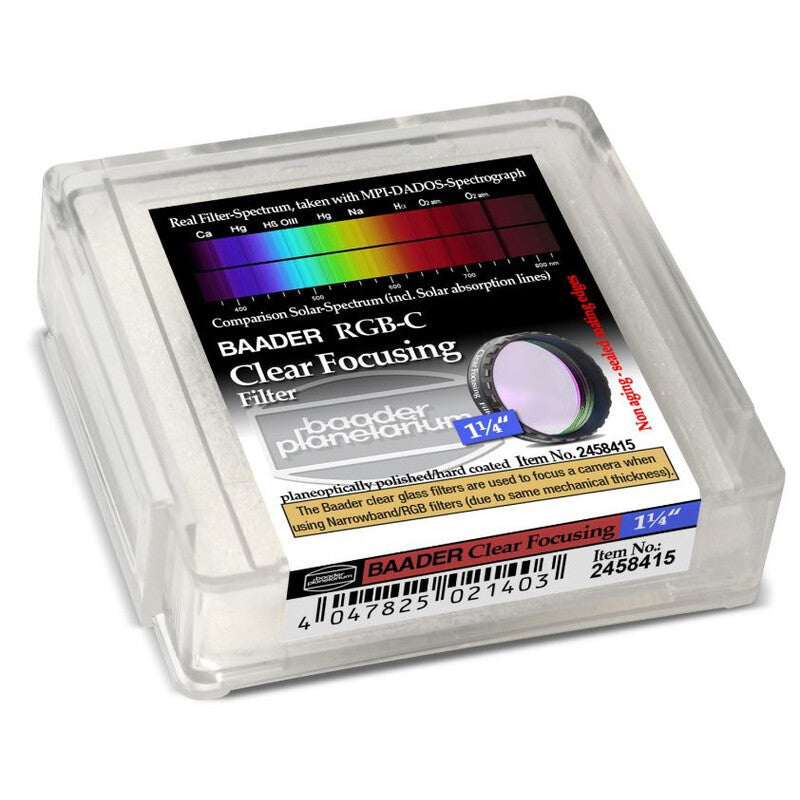 Filtre Klarglas 31,8 mm 1,25" pour Astronomie - Baader