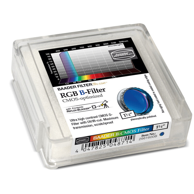 Filtre RGB-B CMOS 1,25" Optimisé pour l'Astronomie - Baader