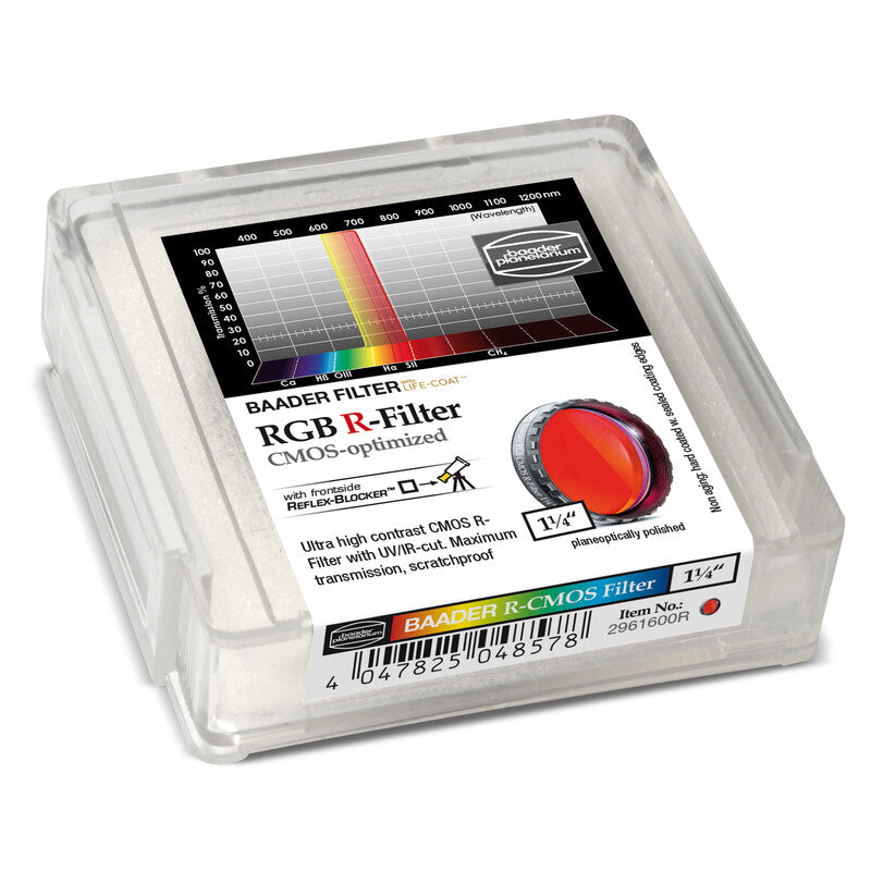 Filtre RGB-R CMOS 1,25" Optimisé pour CMOS - Baader