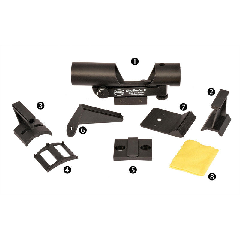 Chercheur Point Rouge 30mm avec 3 Adaptateurs SkySurfer III - Baader