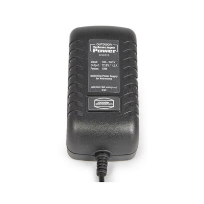 Extern strömförsörjning 12,8V / 1,5A för teleskop med vinkelkontakt - Baader