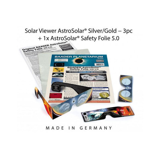 Kit d’Observation Solaire avec Lunettes et Feuille AstroSolar – Baader