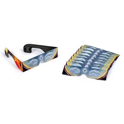 Lot de 10 Lunettes de Protection pour Observation Solaire AstroSolar® Silver/Gold - Baader