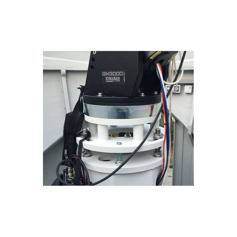 Bride de nivellement en acier pour monture 10Micron GM 3000 - Baader