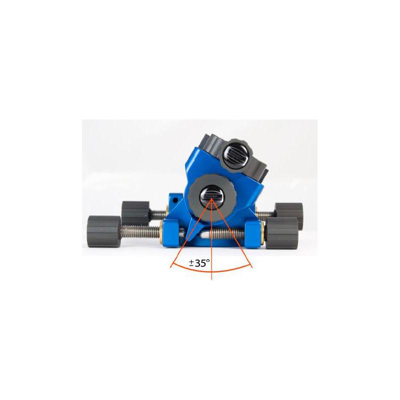 Platine tangentielle réglable Stronghold bleue pour télescope - Baader