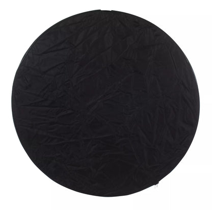 Faltbarer runder 78 cm 5-in-1-Reflektor für Fotografie - Weißer Diffusor und 4 reflektierende Folien (schwarz, gold, silber, weiß) – Bresser