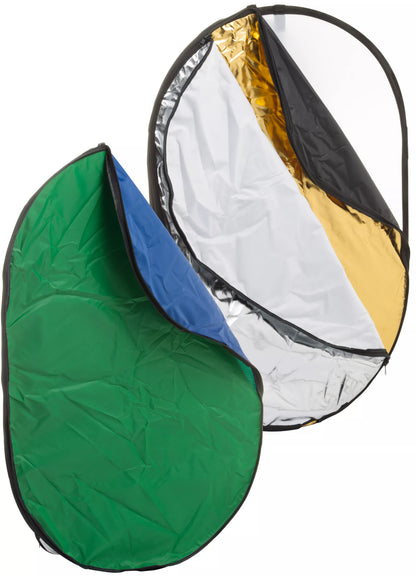 Faltbarer Diffusor 7 in 1, Reflektor und Studiohintergrund 90x120 cm - Bresser