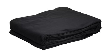 Fond photo en tissu coton noir Y-9 4 x 6 m BRESSER