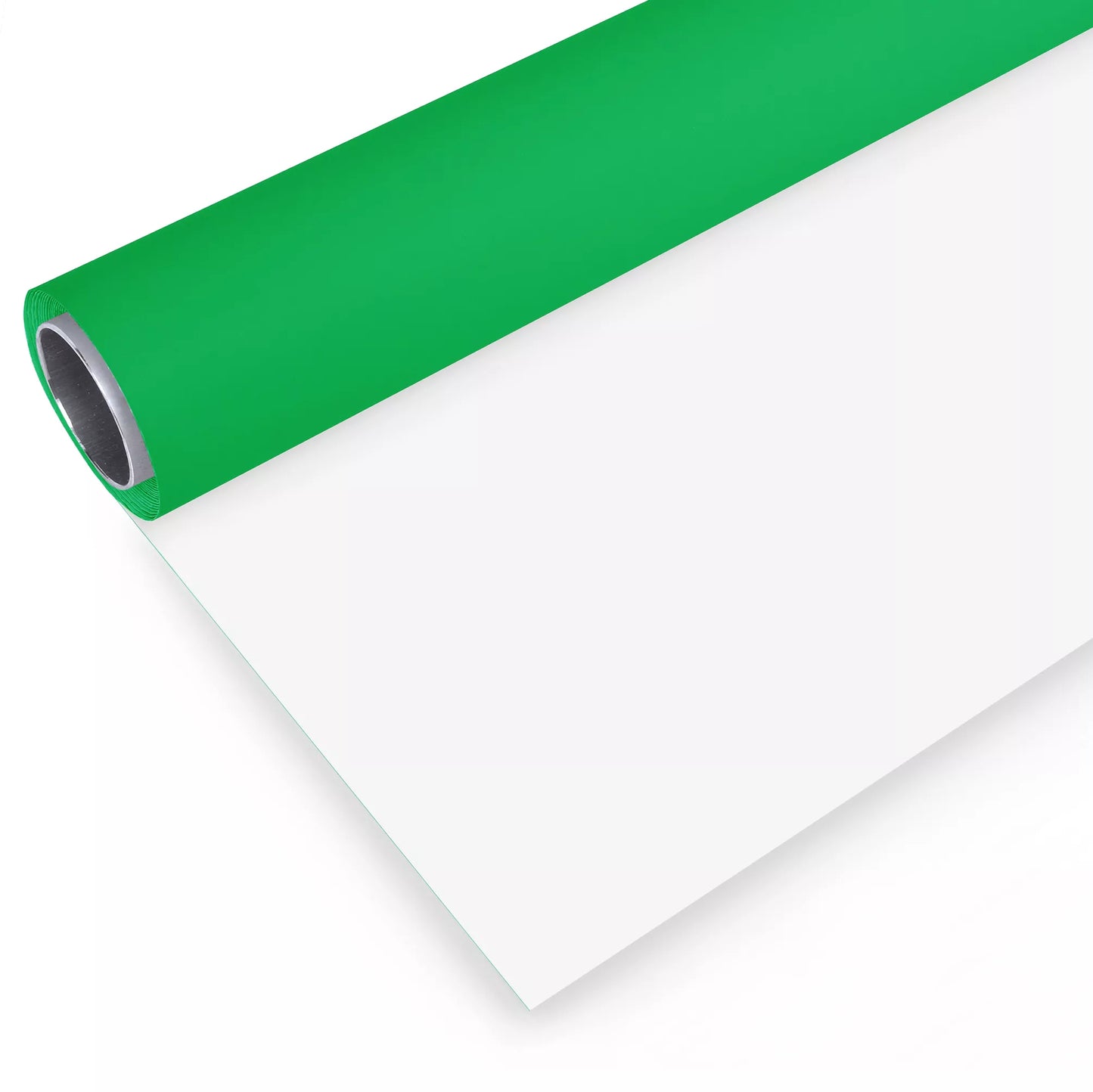 Fond de studio vinyle vert/blanc 2,72 x 6 m en rouleau Bresser