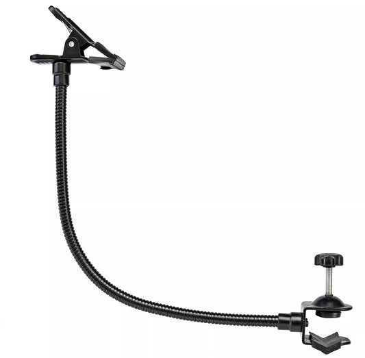 Bras flexible BR-21 40 cm avec pince et vis de serrage en U - Bresser