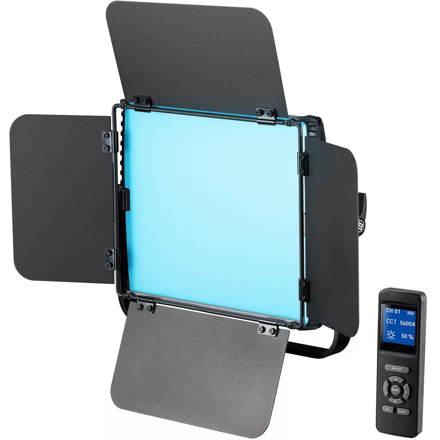 BR-36W RGB LED Projector BR-36W – Professional lighting for photography and video (81 RGB LEDs + 180 daylight LEDs) – Bresser