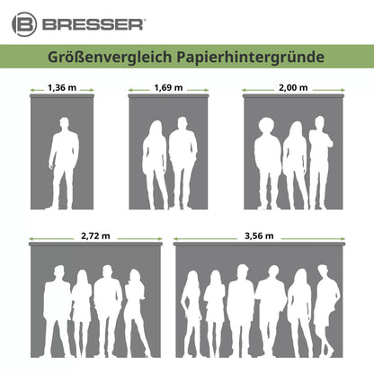 Fond de studio papier gris SBP17 2,00 x 11 m BRESSER