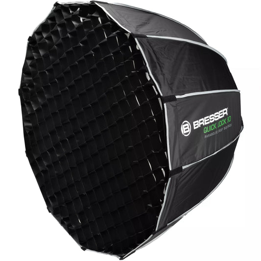 Softbox parabolique Deep 90 cm Quick Lock Bowens avec grille BRESSER