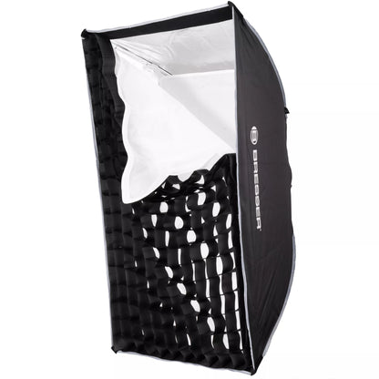 Softbox Quick Lock 60x90 cm Bowens avec grille Bresser