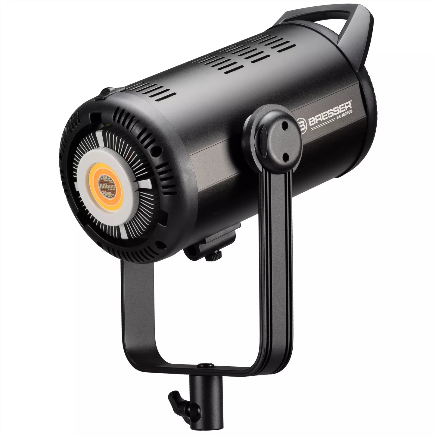 Lampe LED COB RGB 180W BR-180RGB – mode CCT, RGBCW/HSI, Bowens, DMX512 – contrôle Bluetooth - BRESSER