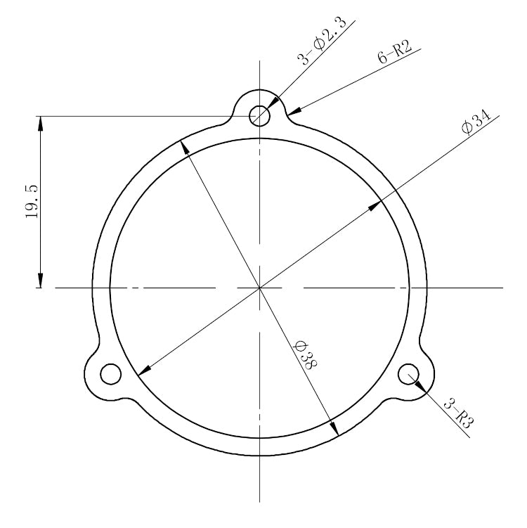5x31,75mm suodatinpysäytysmaskit EFW-pyörille - ZWO