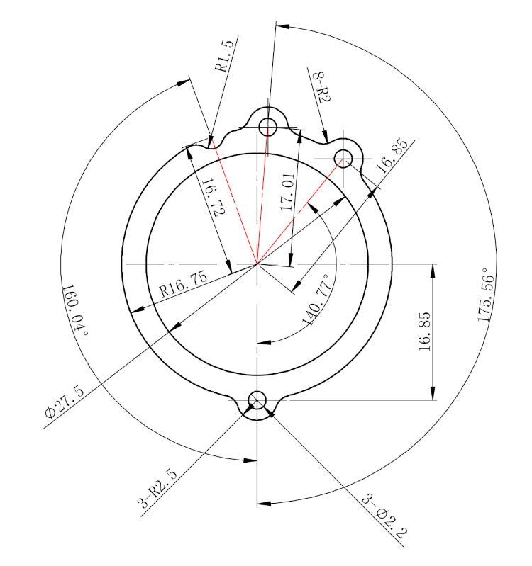 5x31,75mm suodatinpysäytysmaskit EFW-pyörille - ZWO