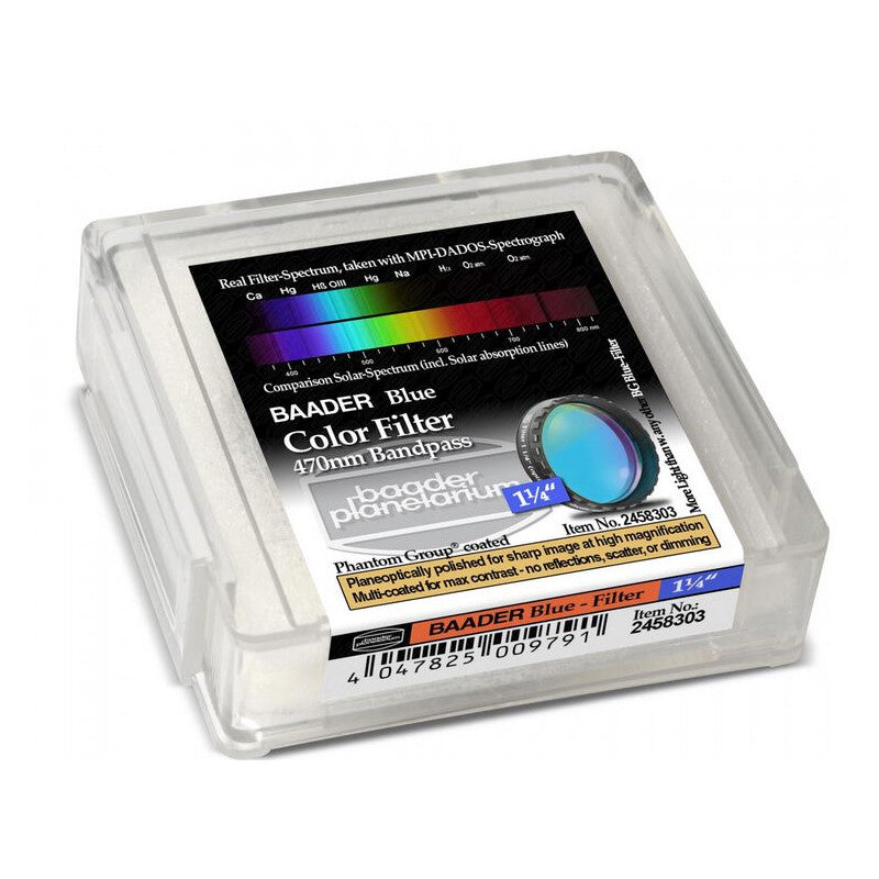 Filtre 470nm 1,25” pour l’Astronomie – Baader