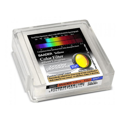 Filtre 495nm 1,25” pour Observation Planétaire et Lunaire - Baader
