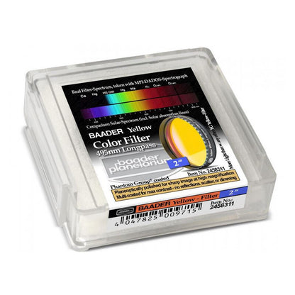 Filtre Baader 495nm 2” pour l’observation de la Lune et des planètes – Baader