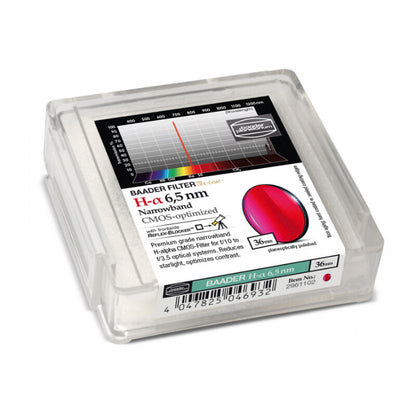 Filtre H-alpha 6,5 nm CMOS 36 mm pour Nébuleuses - Baader