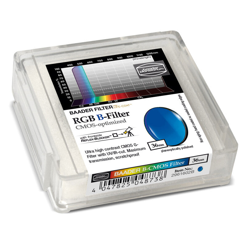 Filtre RGB-B CMOS 36 mm pour Astrophotographie - Baader