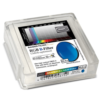 Filtre RGB-B CMOS 50,4 mm pour Astrophotographie - Baader