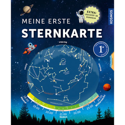 Carte du ciel tournante phosphorescente dès 8 ans en allemand - Kosmos Verlag