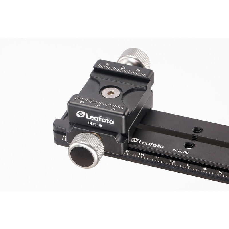 Double pince de serrage rapide avec plaque compatible Arca-Swiss - Leofoto