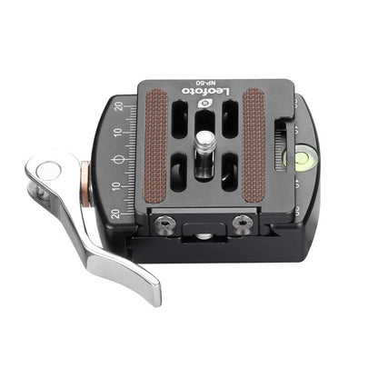 Attache rapide LR-50 avec plateau NP-50 et levier de serrage - Leofoto