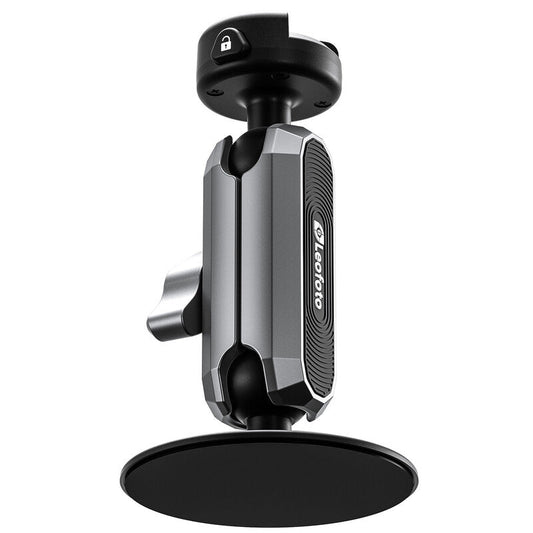 Support adhésif articulé pour action-cam, flash et caméra légère - Leofoto