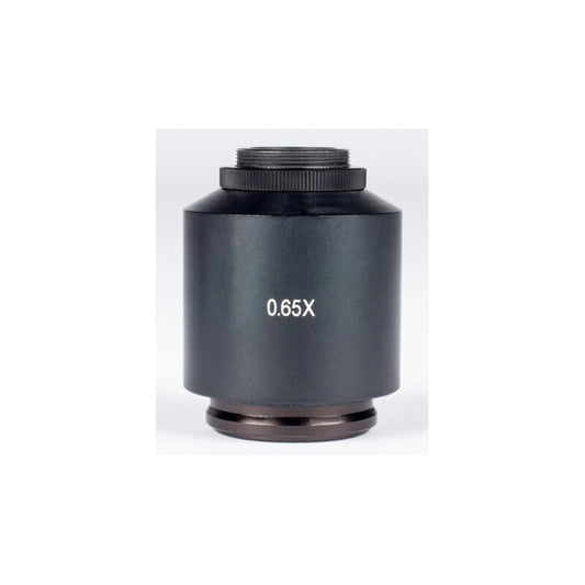 Adaptateur caméra C-Mount focalisable 0,65x pour microscope trinoculaire - Motic