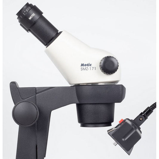 Microscope stéréoscopique binoculaire zoom 7,5-50x pour gemmologie - Motic