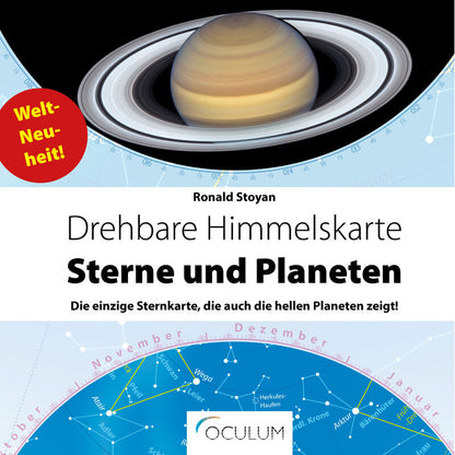 Carte céleste tournante pour l'astronomie 30 cm - Oculum Verlag