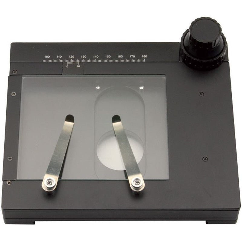 Platine mobile pour microscope avec déplacement X-Y - Optika