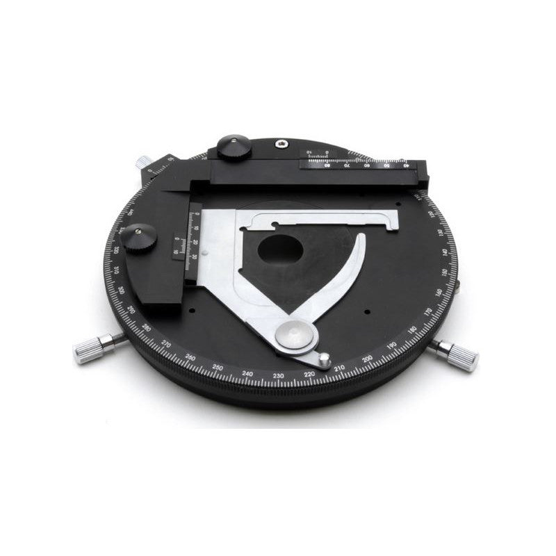 Platine rotative avec platine mécanique XY pour microscope à polarisation - Optika