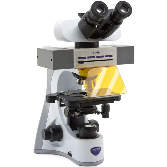 Microscope trinoculaire à fluorescence LED 1000x Semi-Apo Plan IOS - Optika