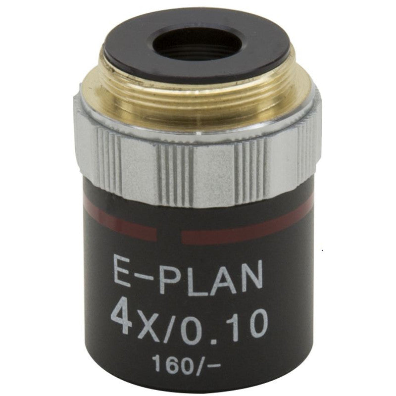 Objectif de microscope E-Plan 4x/0,10 pour séries B - Optika