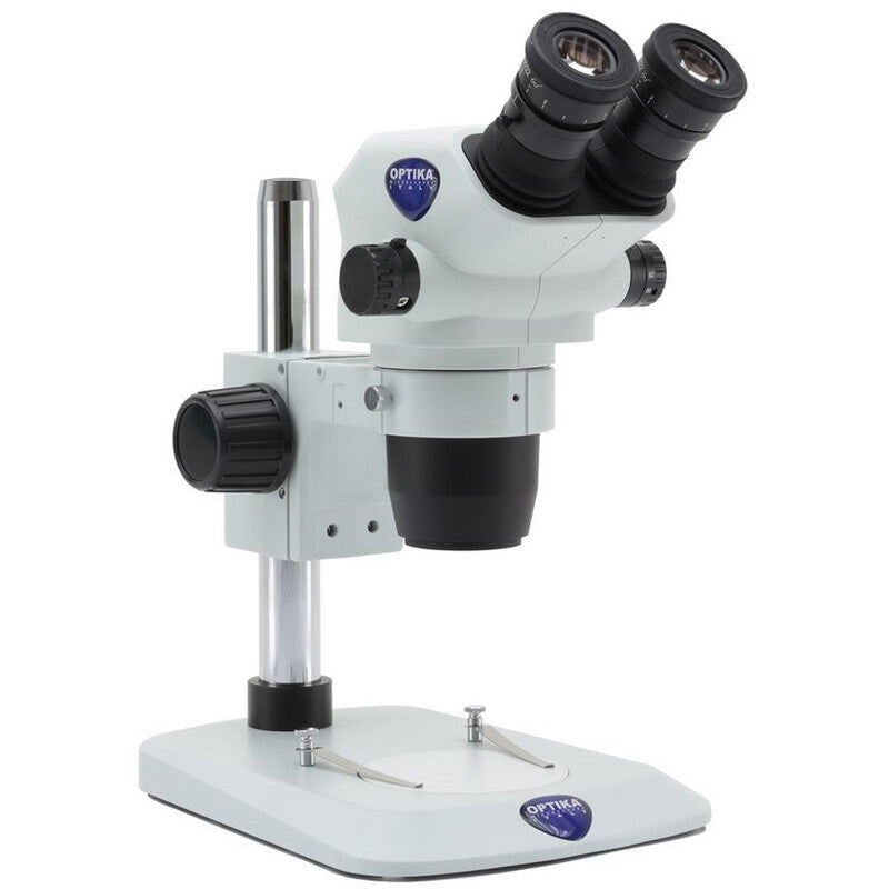 Stéréomicroscope binoculaire zoom 6,7x à 45x pour la minéralogie - Optika