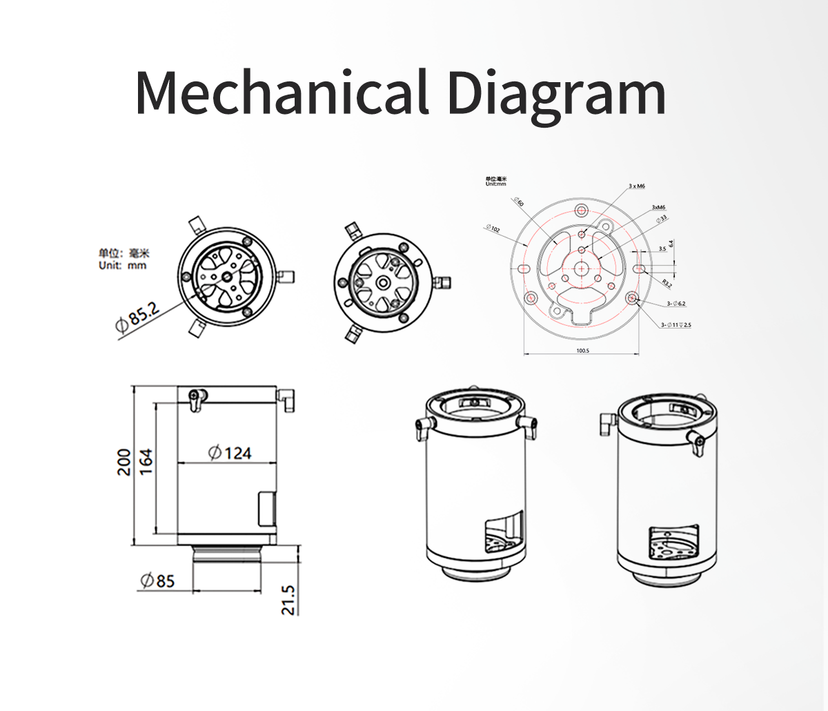 Allonge 20cm für Stativ TC40 ZWO - ZWO