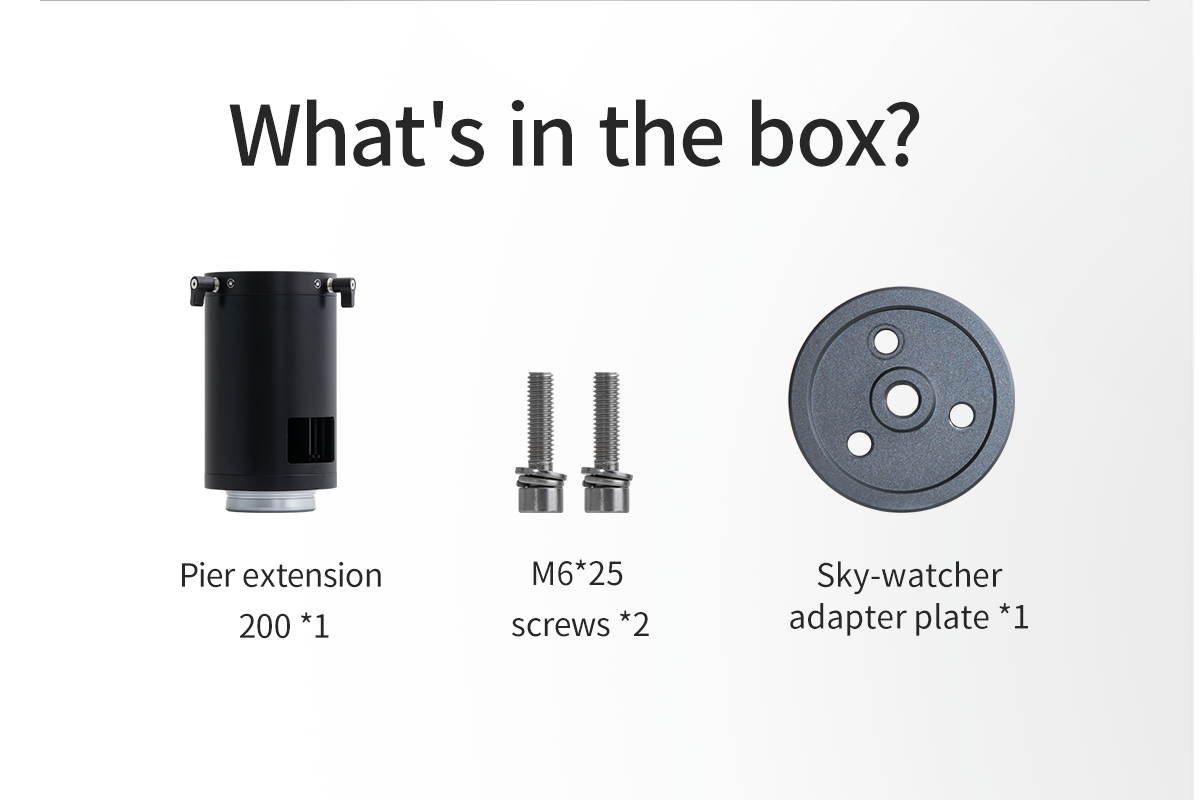 Allonge 20cm für Stativ TC40 ZWO - ZWO