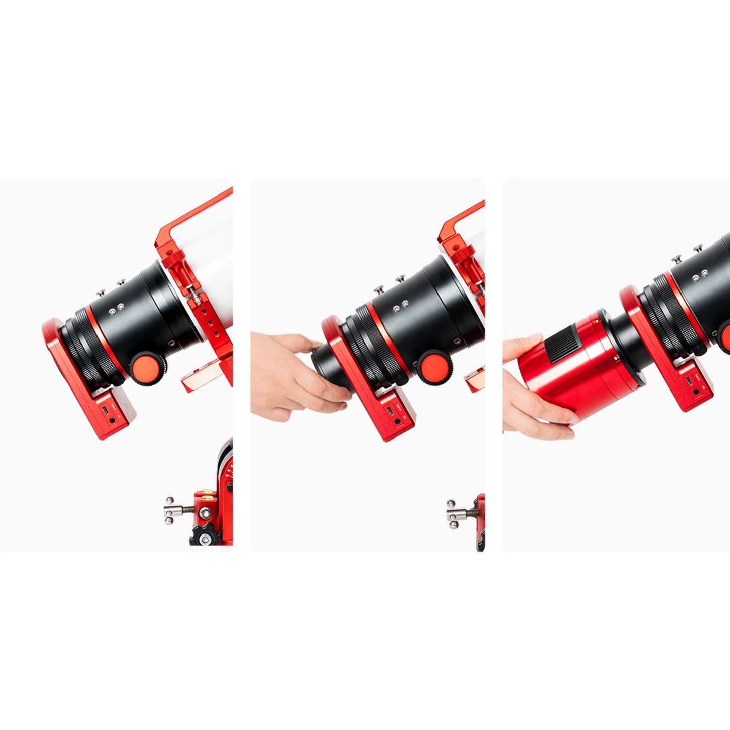 Rotatore di campo ZWO CAA per l'astronomia - rotazione precisa e back-focus controllato - ZWO