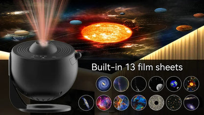 Projecteur Planétarium 13 en 1 avec Disques de Films et HD Rotatif