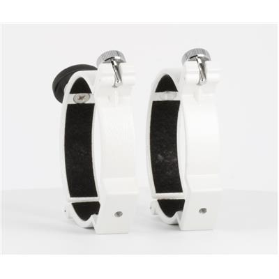 White 100mm diameter rings for equatorial mounts - SkyWatcher