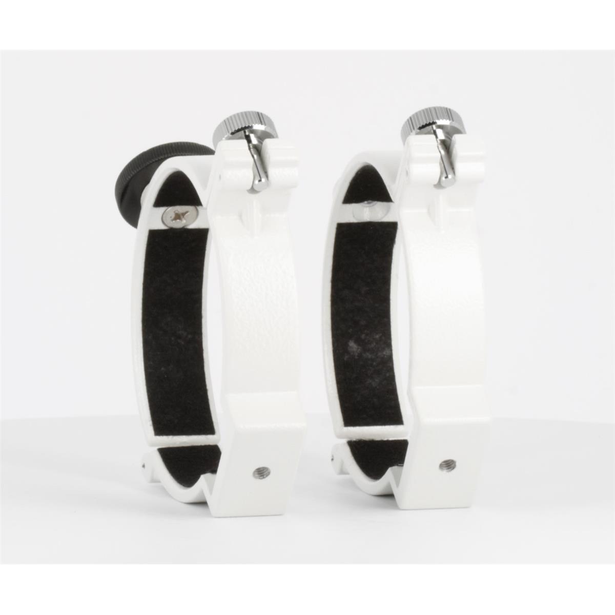 Colliers de montage 182mm en aluminium blanc - Sky-Watcher