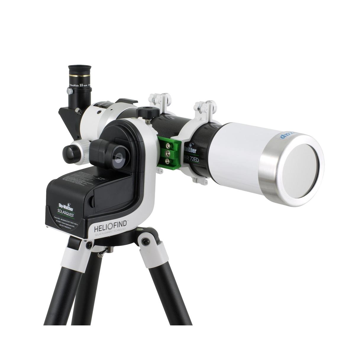 Monture Motorisée Double Axe SolarQuest pour Observation Solaire avec Trépied - Sky-Watcher