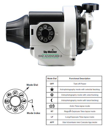 Montura fotogràfica Star Adventurer 2i WiFi (versió Astronomia)